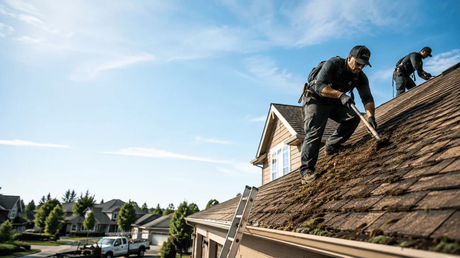 Roof Moss Removal in Marstons Mills, MA near me